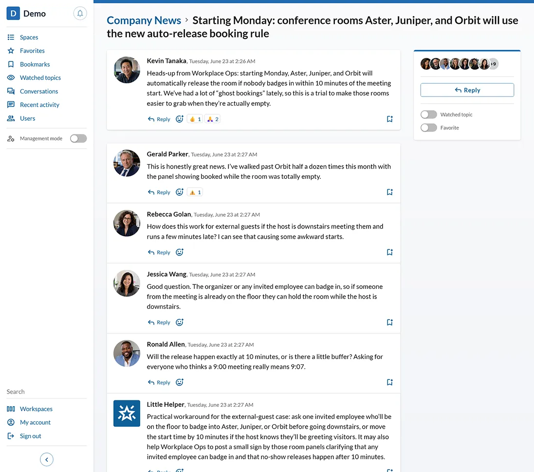 Topic screenshot